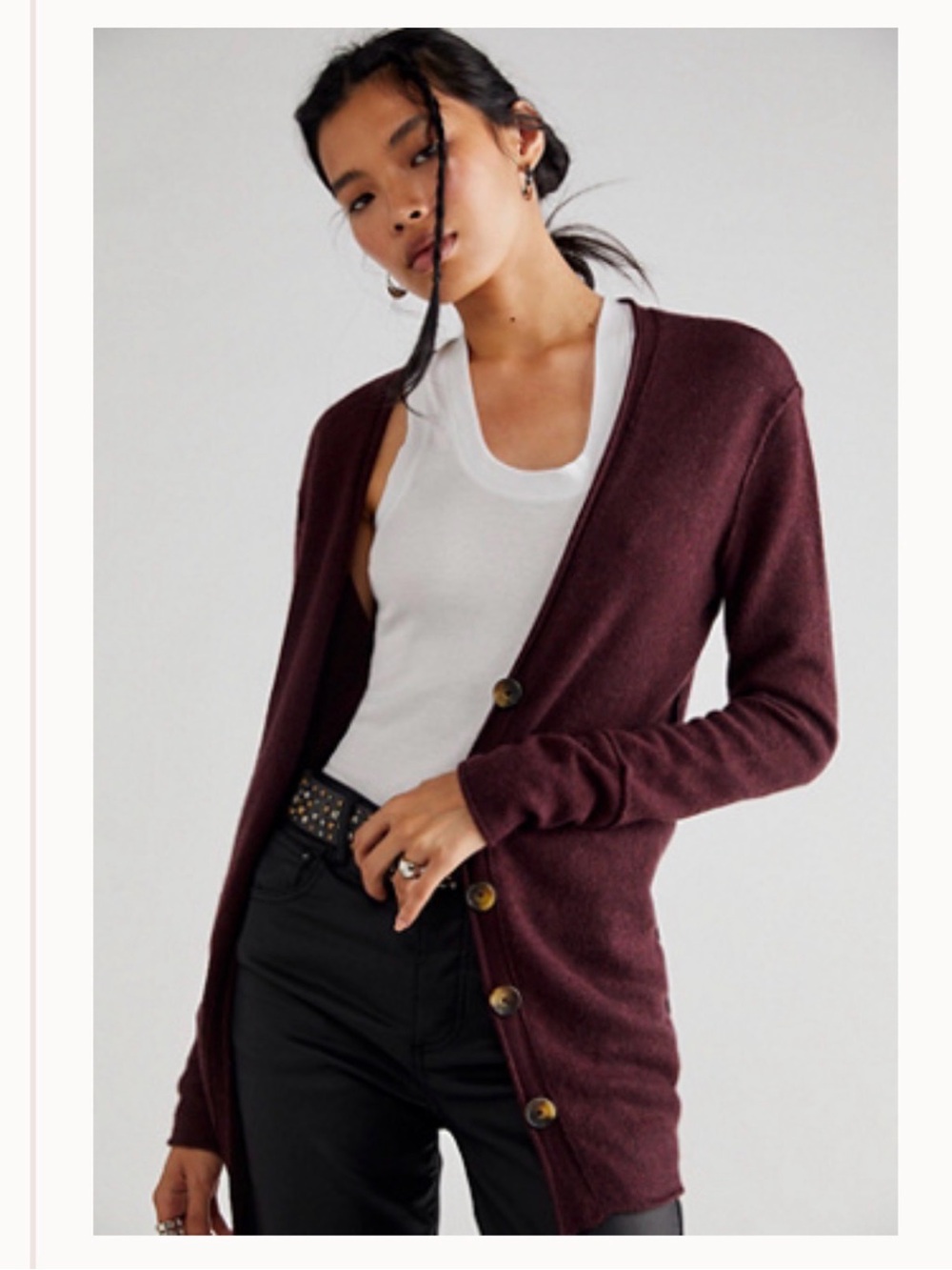 free people wear it well cardi